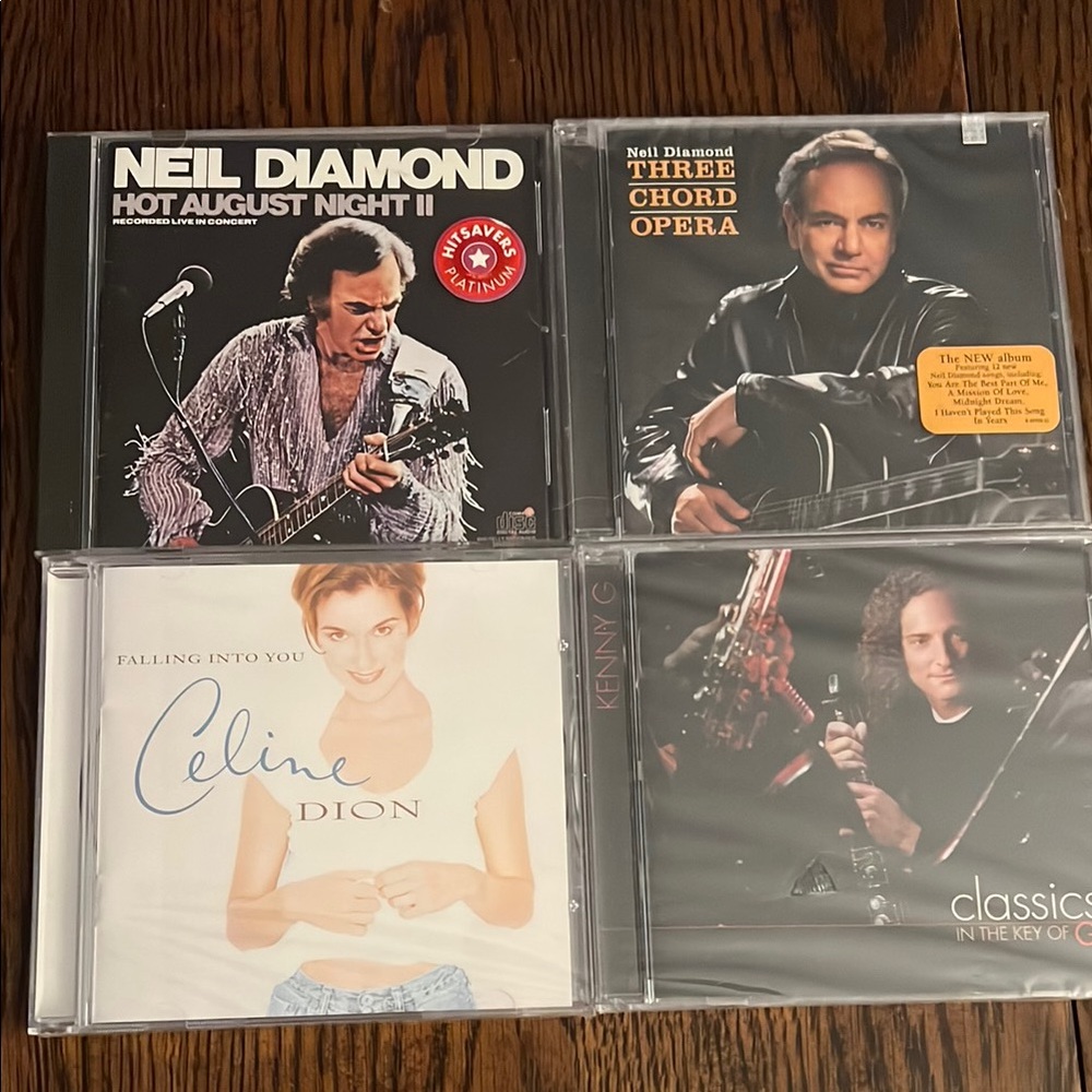Music CD Collection with Neil Diamond, Celine Dion and Kenny G